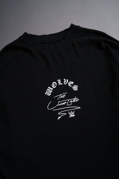 WWE Snake Eyes "Side By Side" Series Oversized Tee in Black