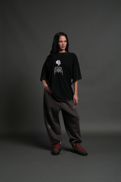 Demon Slayer NFGU Tanjiro "Premium" Oversized Tee in Black