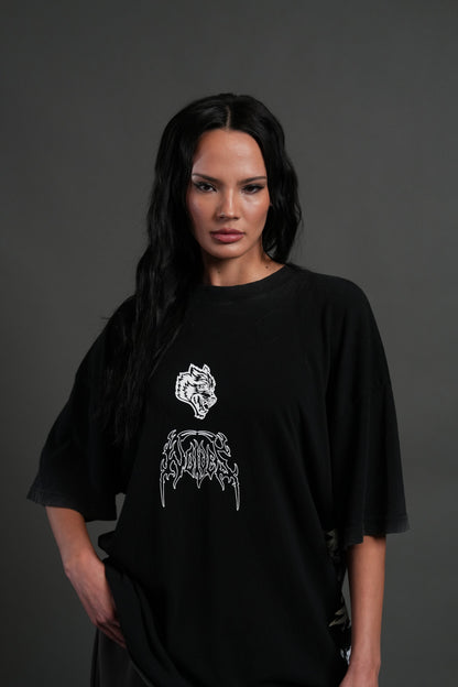 Demon Slayer NFGU Tanjiro "Premium" Oversized Tee in Black