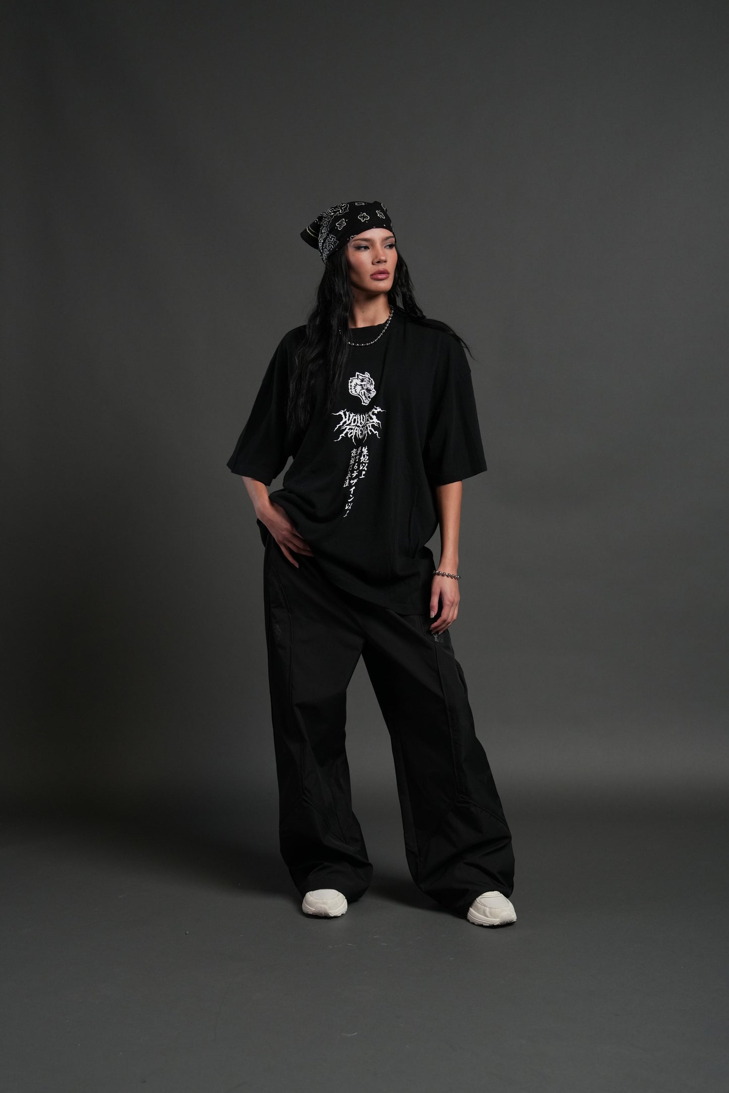 Demon Slayer Demon Within "Premium" Oversized Tee in Black