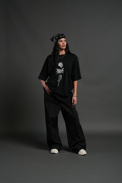 Demon Slayer Demon Within "Premium" Oversized Tee in Black