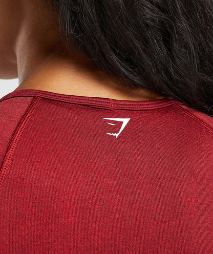 Adapt Fleck Seamless Crop Top