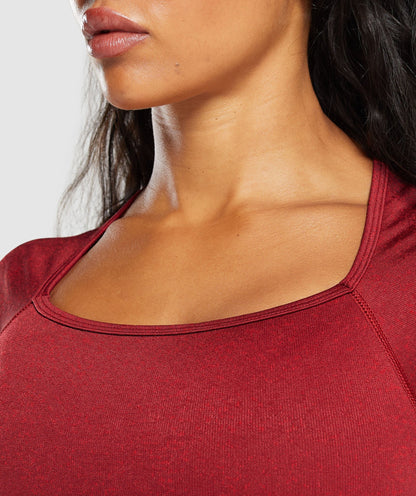 Adapt Fleck Seamless Crop Top