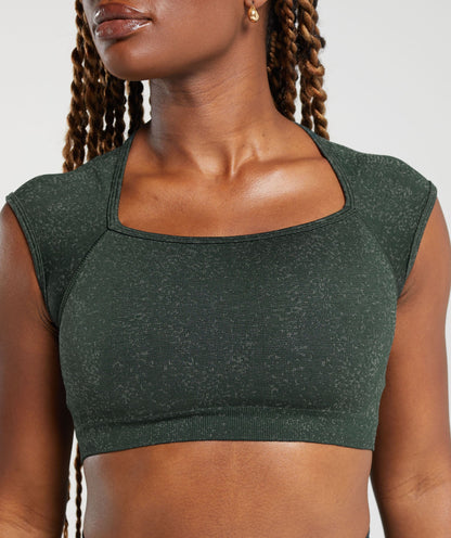 Adapt Fleck Seamless Crop Top