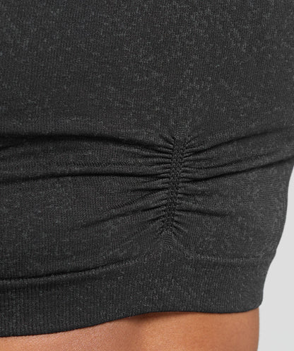 Adapt Fleck Seamless Long Sleeve Crop Top