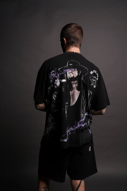 WWE Hell's Gate "Side By Side" Series Oversized Tee in Black