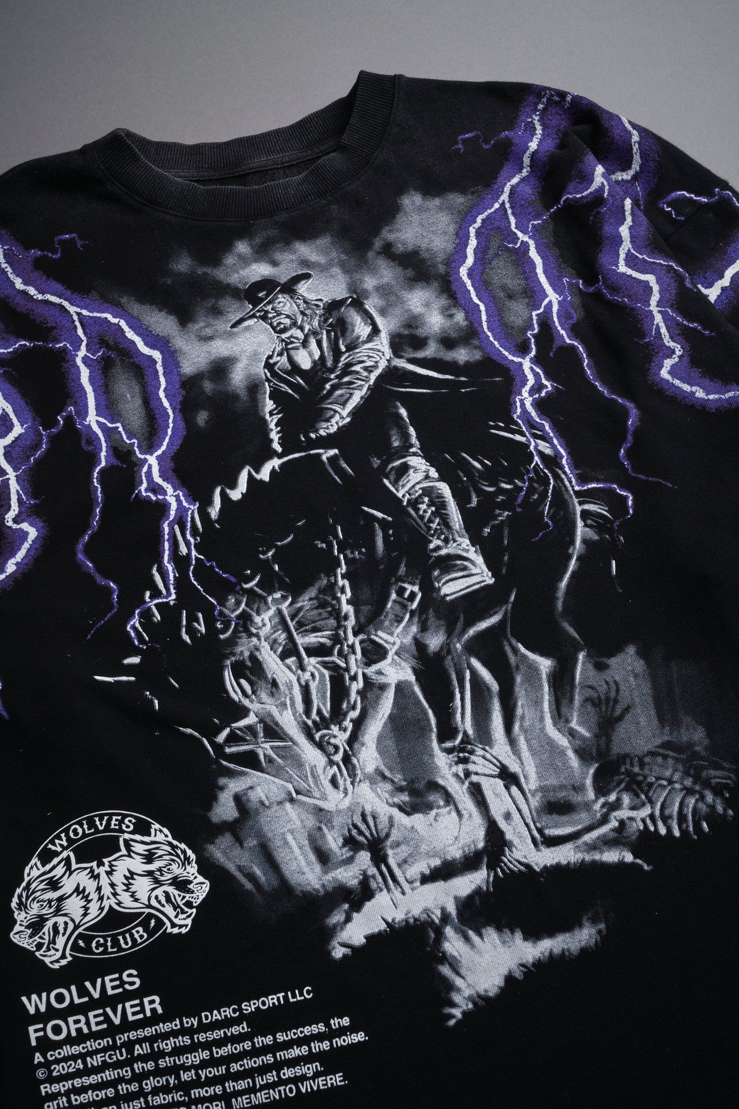 WWE The Last Ride "Premium" Oversized Tee in Black