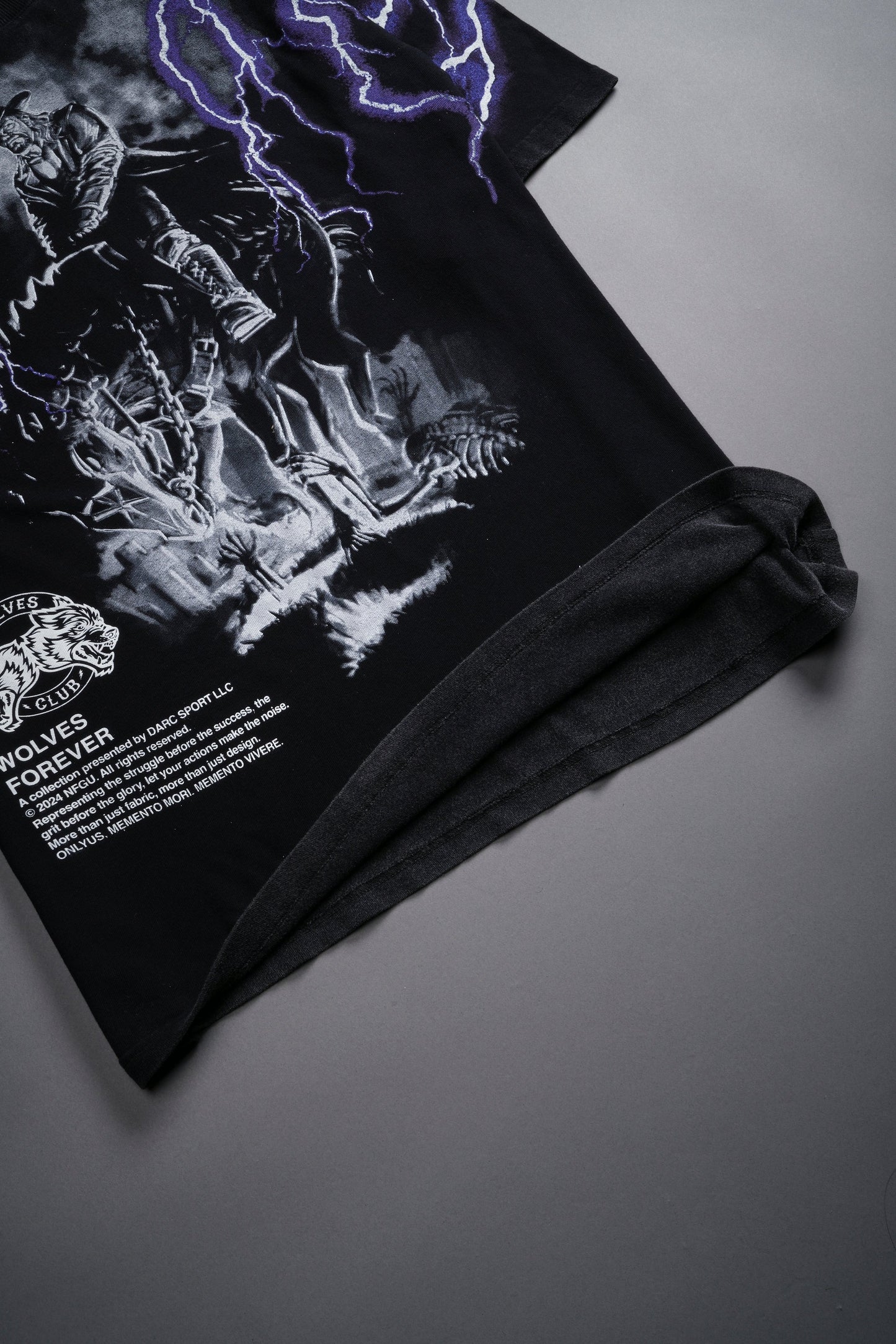 WWE The Last Ride "Premium" Oversized Tee in Black