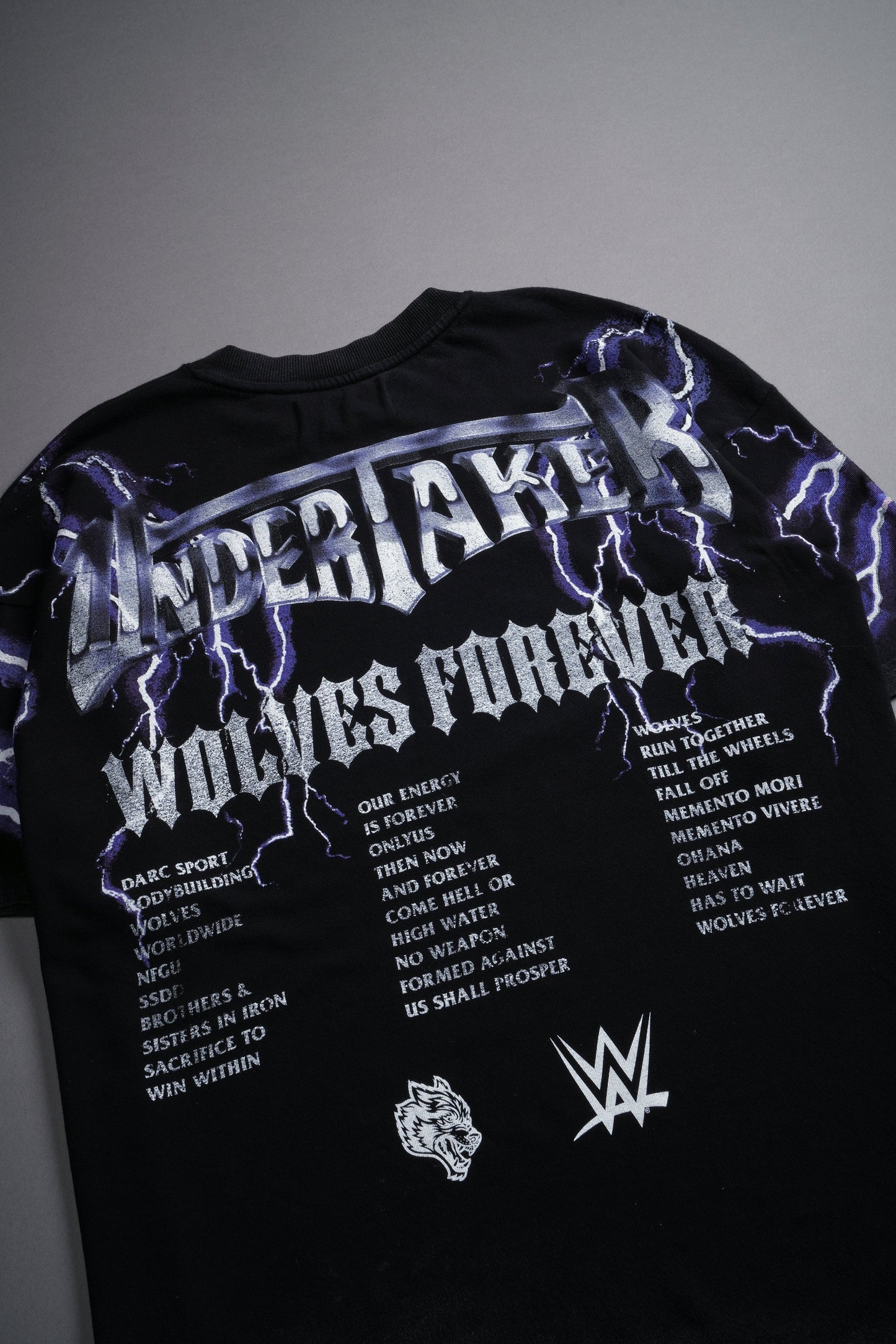WWE The Last Ride "Premium" Oversized Tee in Black