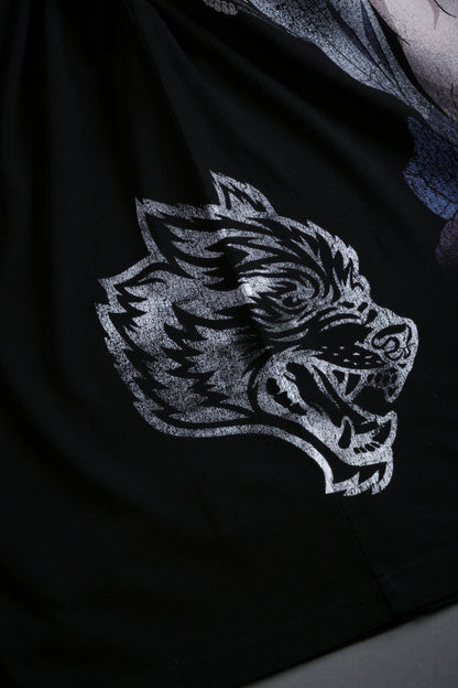 Naruto Sasuke Uchiha "Side By Side" Series Premium Tee in Black