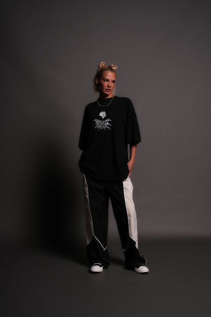 Demon Slayer Akaza "Premium" Oversized Tee in Black