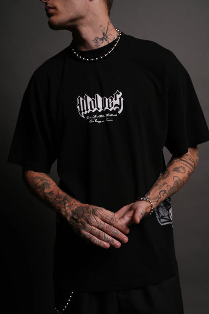Naruto Sasuke Uchiha "Side By Side" Series Premium Tee in Black