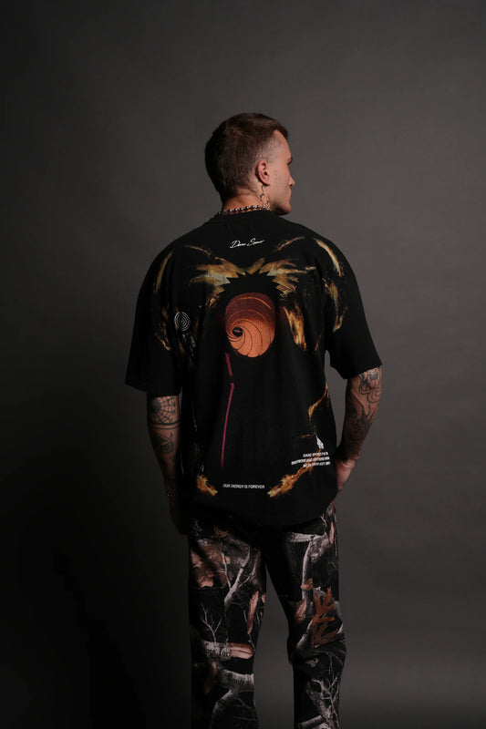 Naruto Behind the Mask "Premium" Oversized Tee in Black