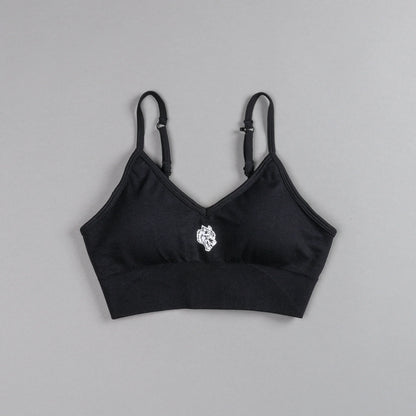 Chopper "Everson Seamless" Sports Bra in Black