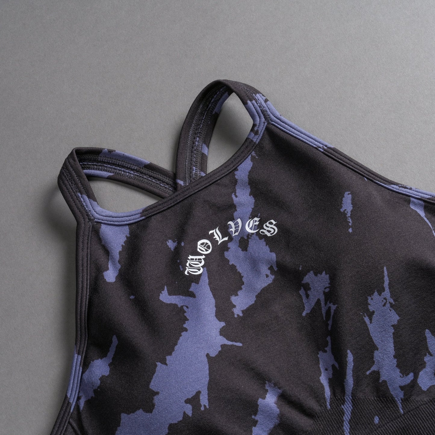 Chopper "Everson Seamless" High Neck Bra in Purple Stone Native Camo
