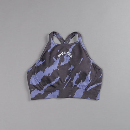 Chopper "Everson Seamless" High Neck Bra in Purple Stone Native Camo