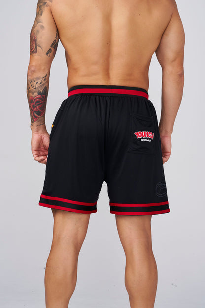 1071 - Looney Tunes Embroidered Patch Shorts