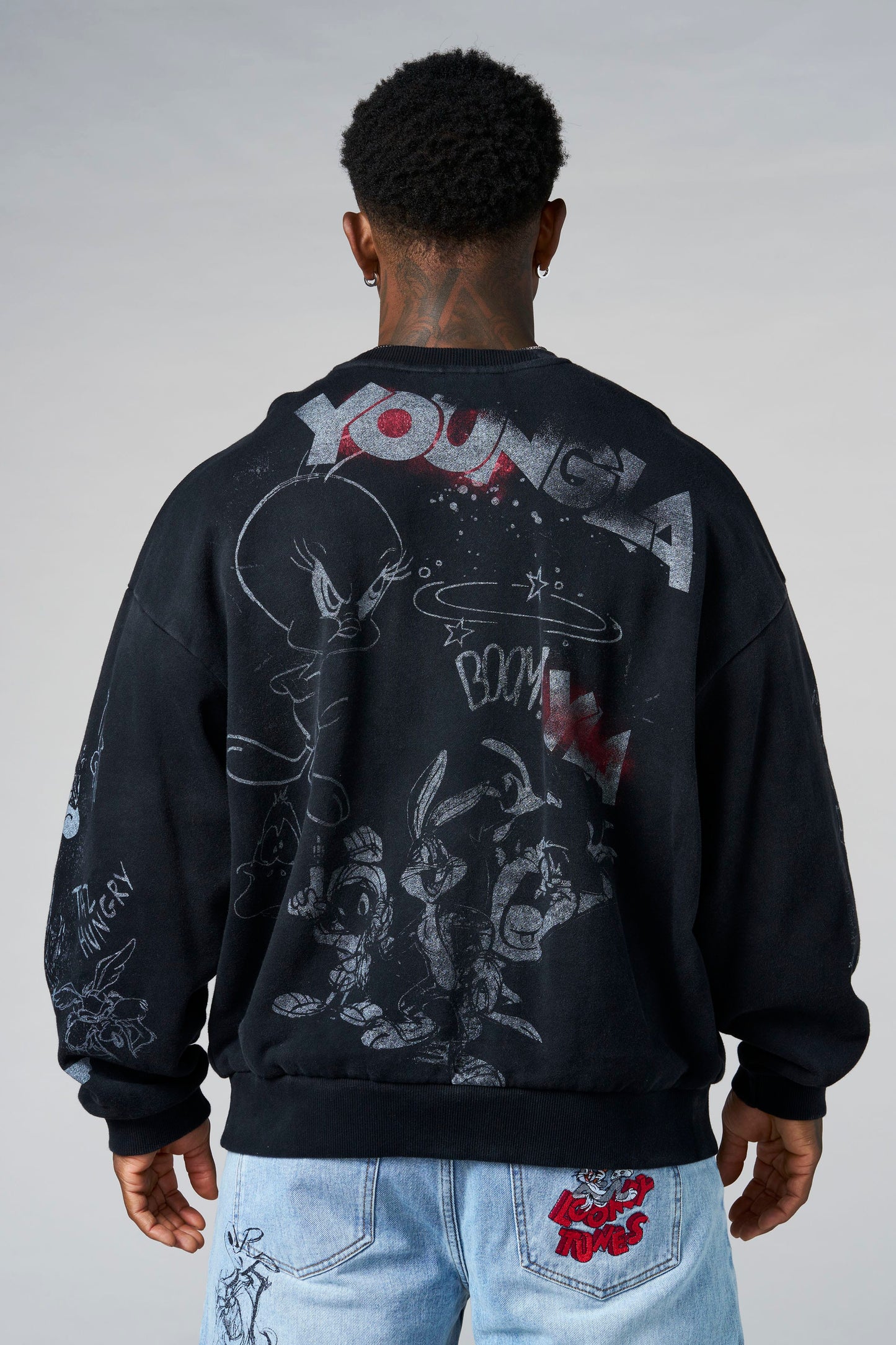 5256 - Looney Tunes Graffiti Crewnecks
