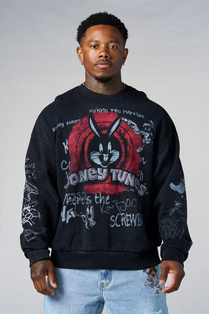 5256 - Looney Tunes Graffiti Crewnecks