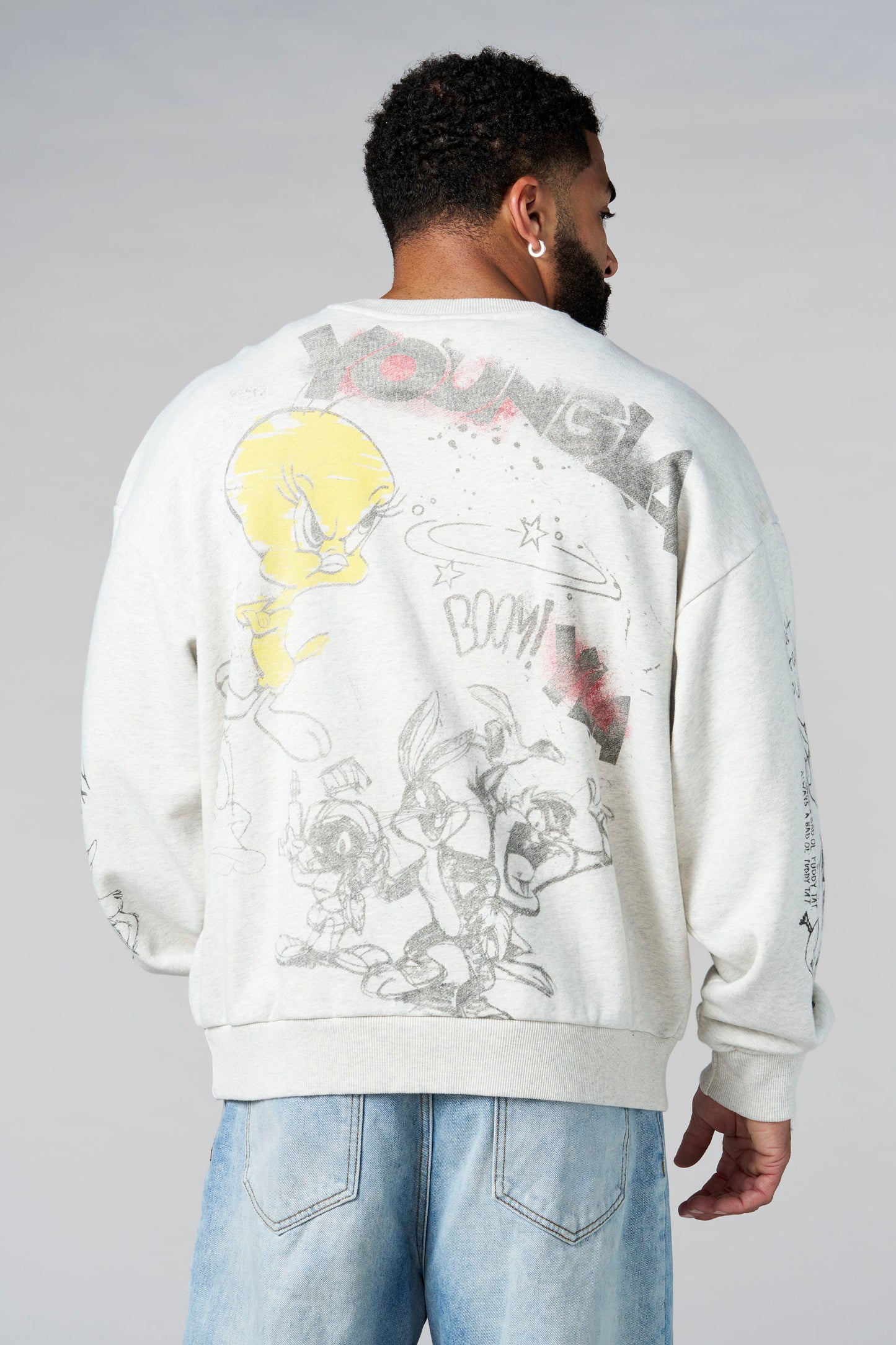 5256 - Looney Tunes Graffiti Crewnecks