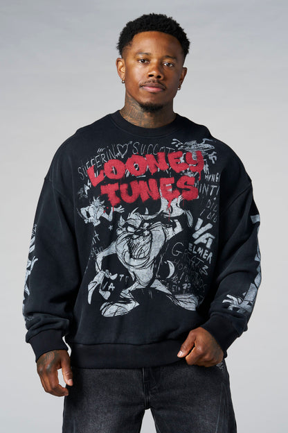 5256 - Looney Tunes Graffiti Crewnecks
