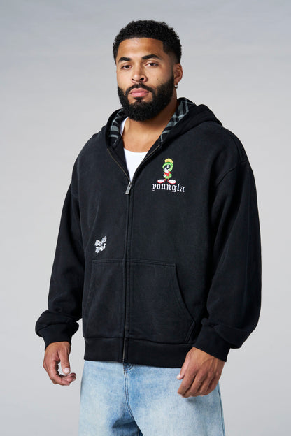 5257 - Looney Tunes Plaid Zip-Ups