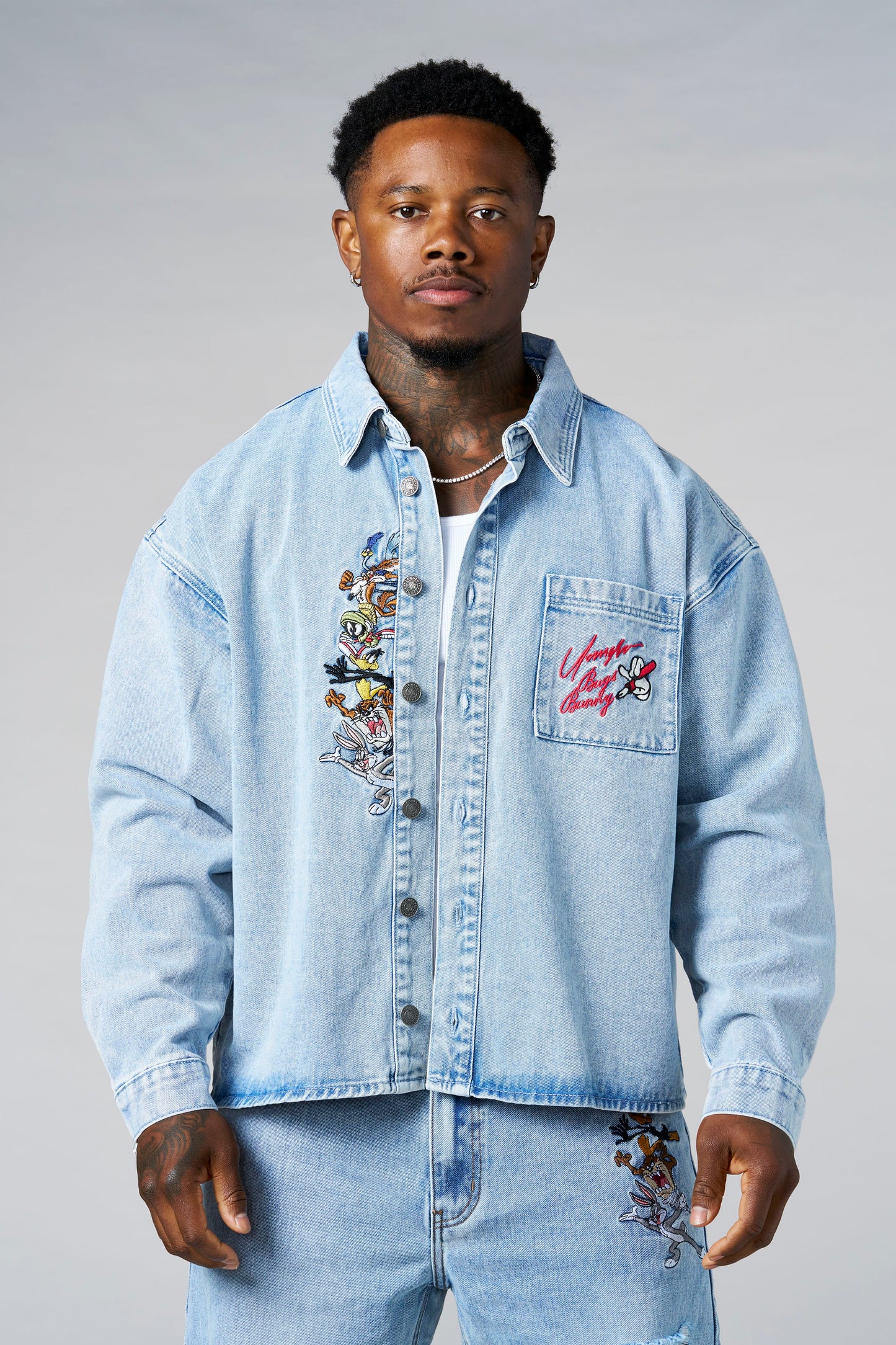 8112 - Looney Tunes Denim Shirt