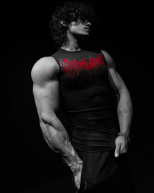 Void Tech™ Cyber Skeleton Cut-off Delt Compression [NIGHTMARE]