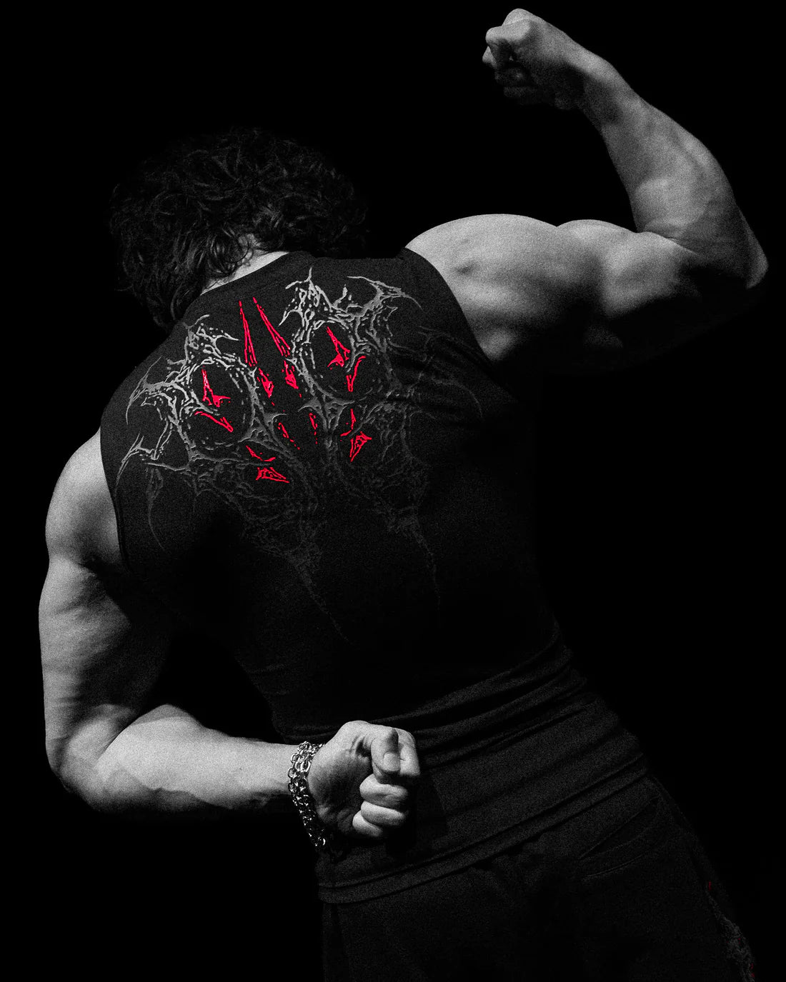 Void Tech™ Cyber Skeleton Cut-off Delt Compression [NIGHTMARE]