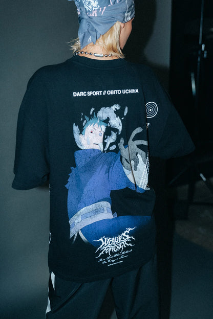 Naruto Obito Uchiha "Side By Side" Series Premium Tee in Black