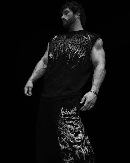 Dark Matter Oversized Cutoff Tee