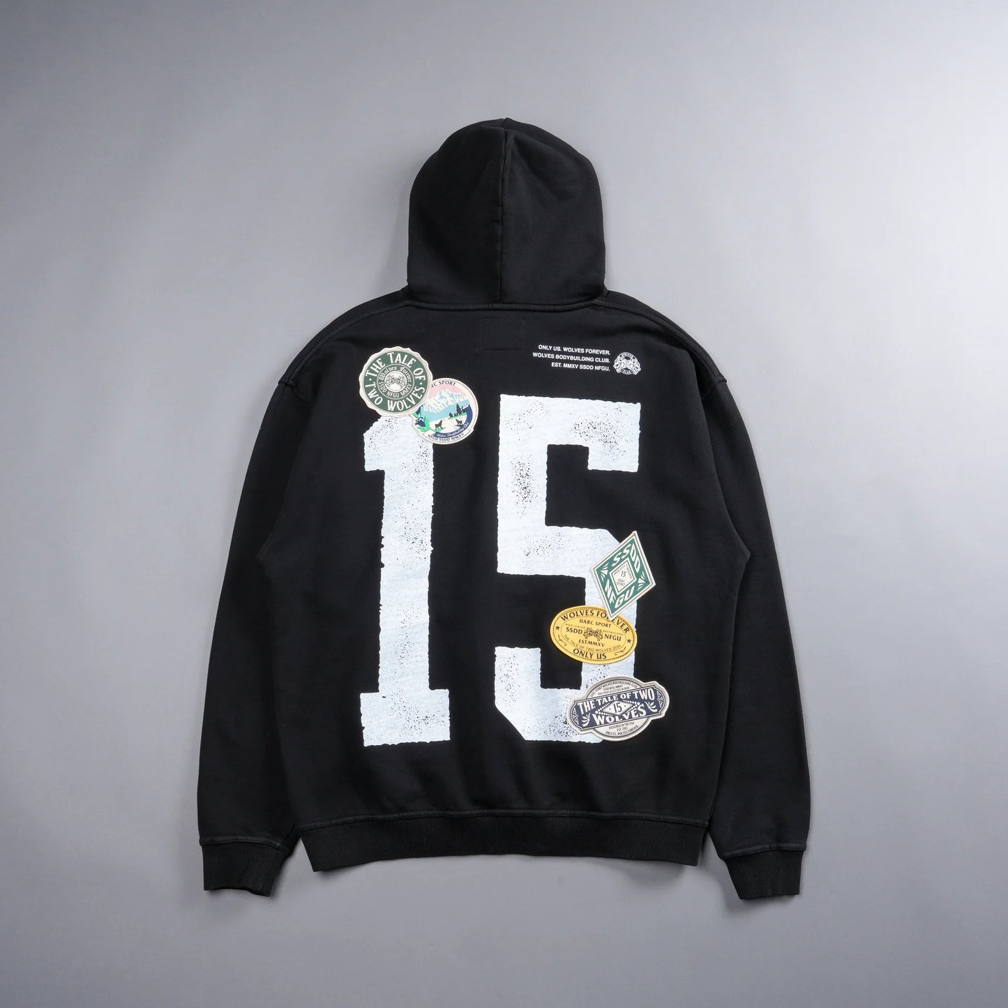 Renowned "Vintage Bishop" Hoodie in Black