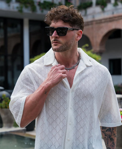 4141 - Swaggy Crochet Button-Ups