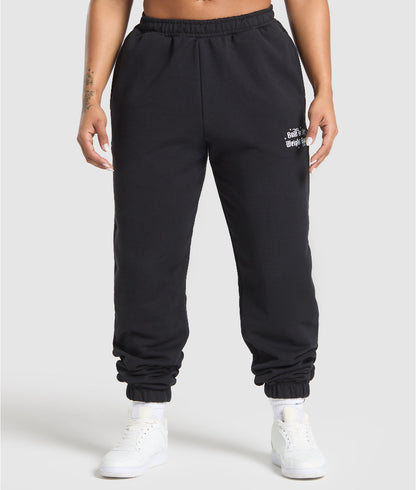Built In The Weight Room Joggers (Negro)