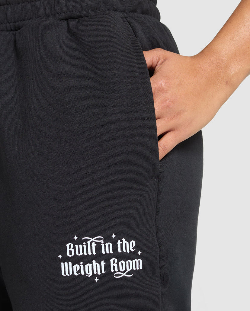 Built In The Weight Room Joggers (Negro)