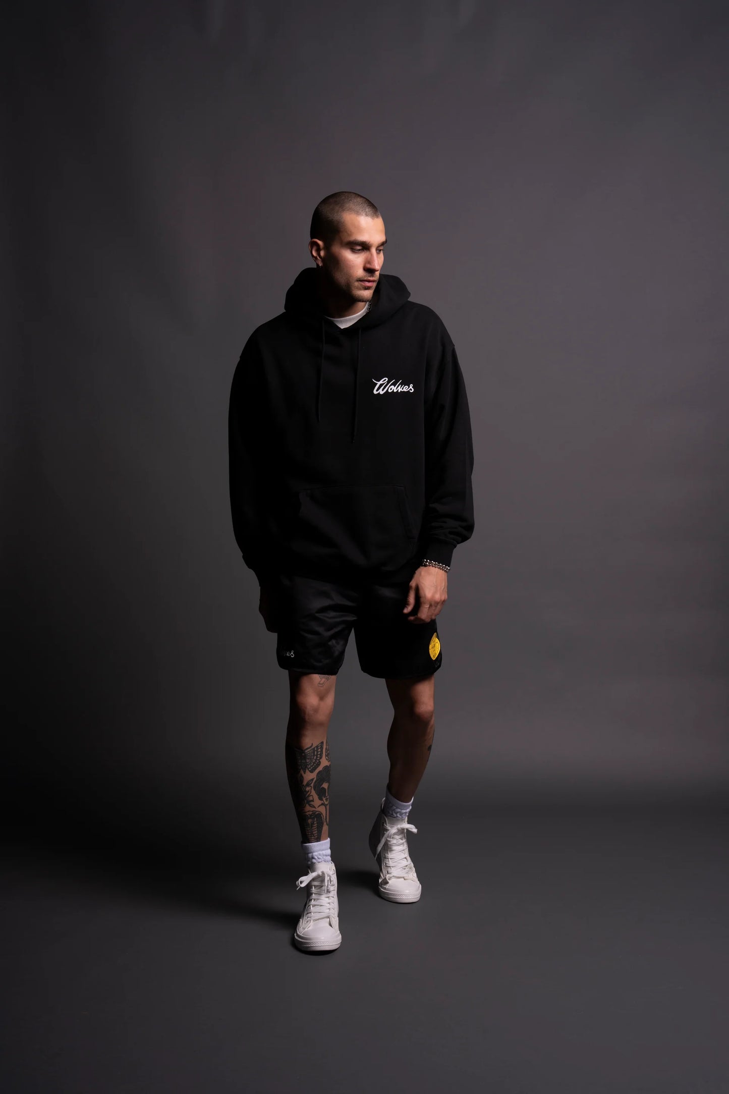 Renowned "Vintage Bishop" Hoodie in Black