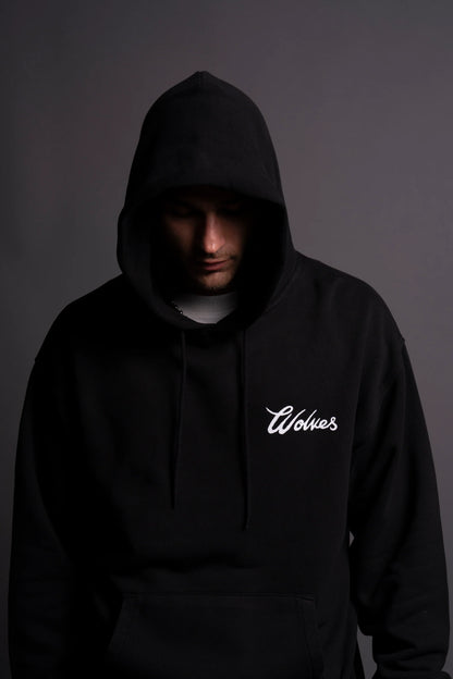 Renowned "Vintage Bishop" Hoodie in Black
