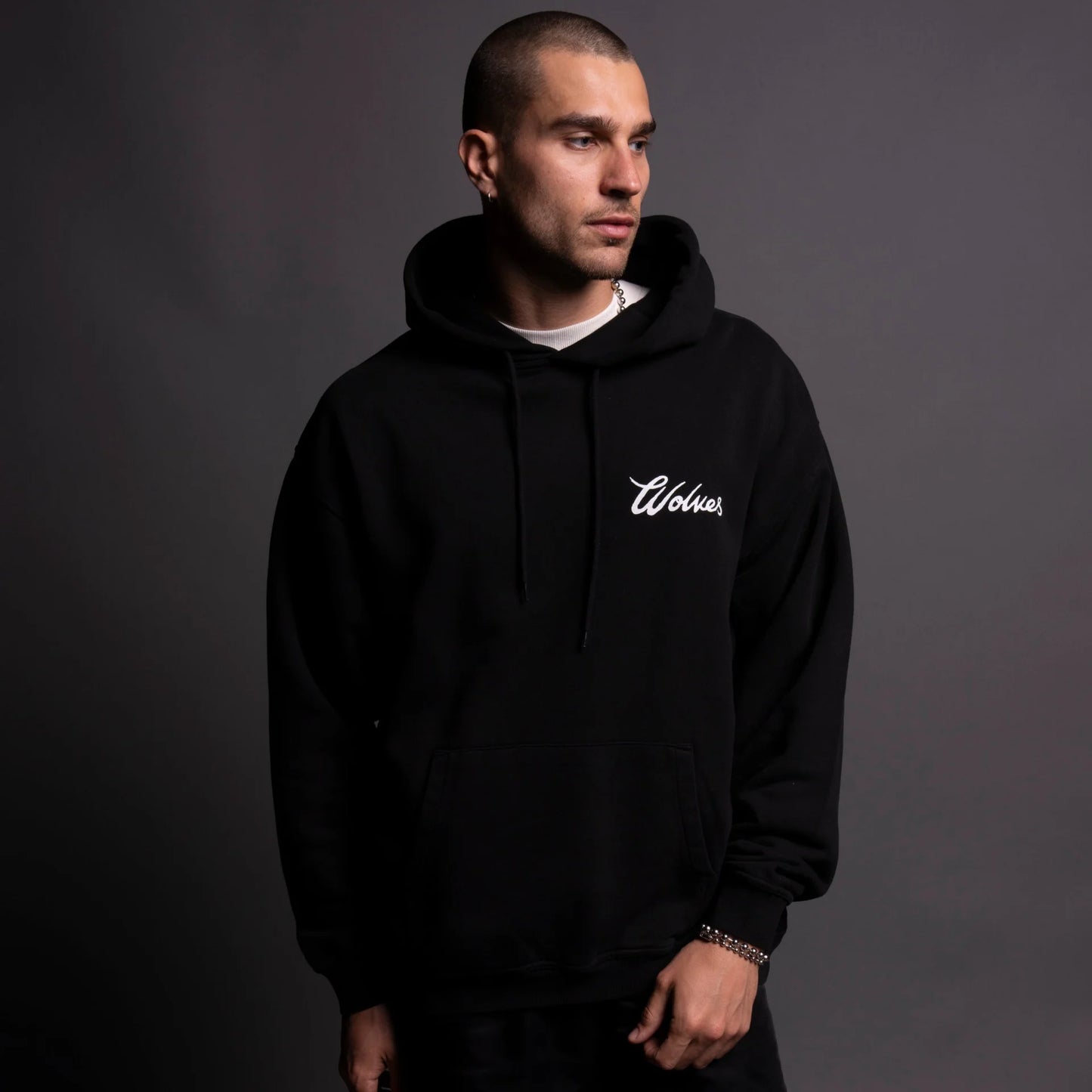 Renowned "Vintage Bishop" Hoodie in Black