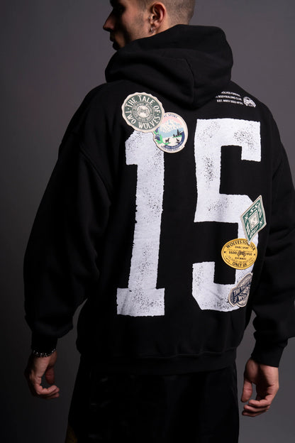 Renowned "Vintage Bishop" Hoodie in Black