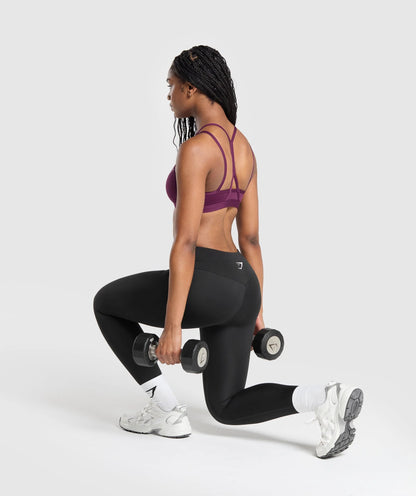 Strap Feature Sports Bra
