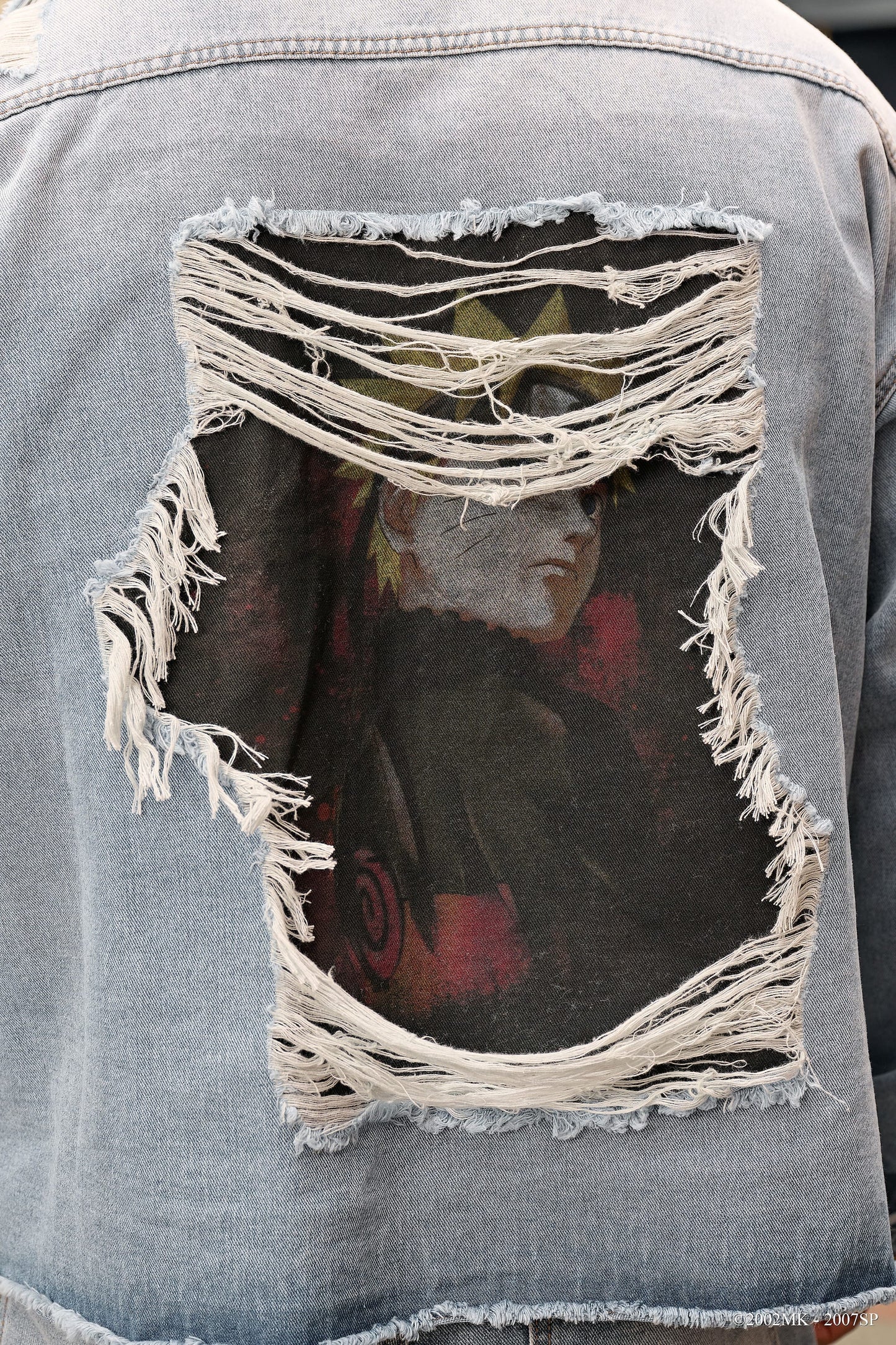 5133 - Naruto Distressed Denim Jackets