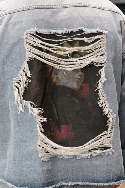 5133 - Naruto Distressed Denim Jackets