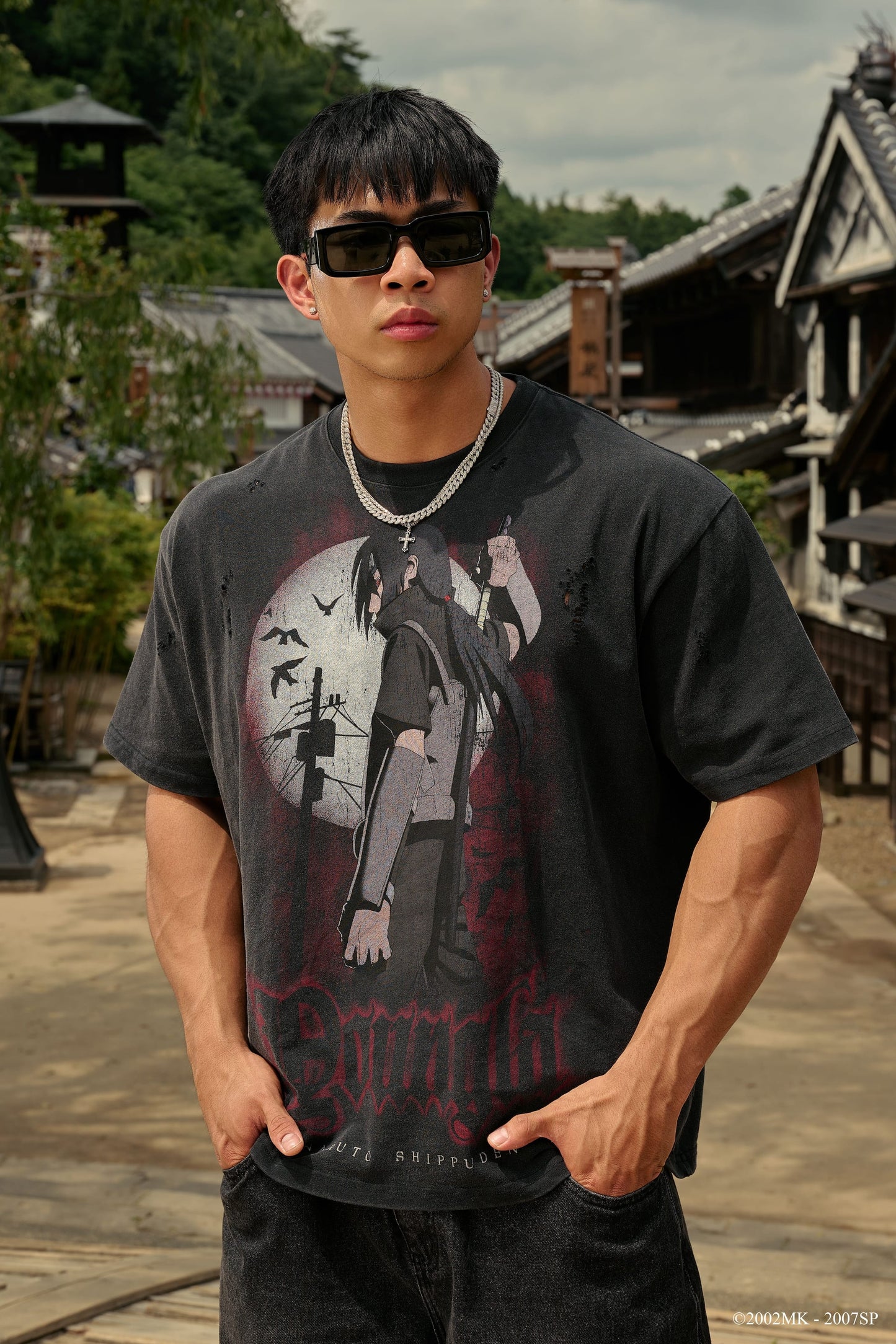 4318 - Naruto Distressed Tees