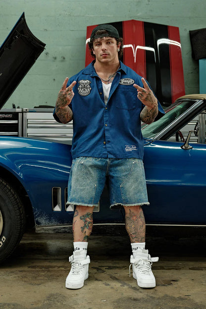 4179 - Cars & Curls - Mechanic Shirts