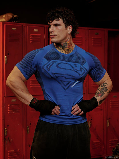 4117 - Superman Compression Tees