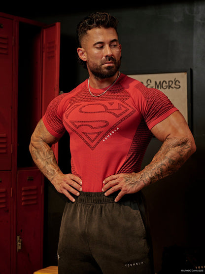 4117 - Superman Compression Tees