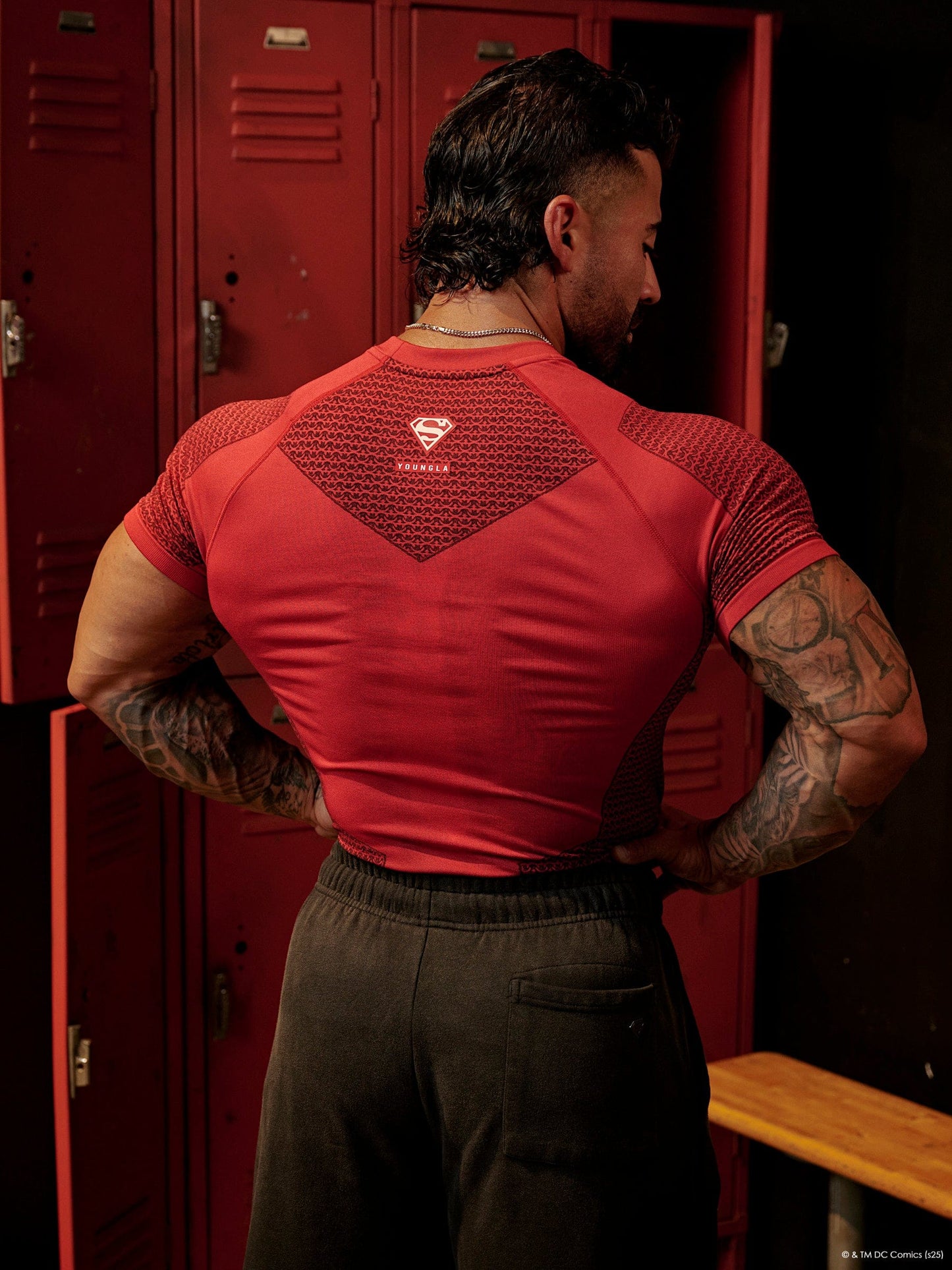 4117 - Superman Compression Tees
