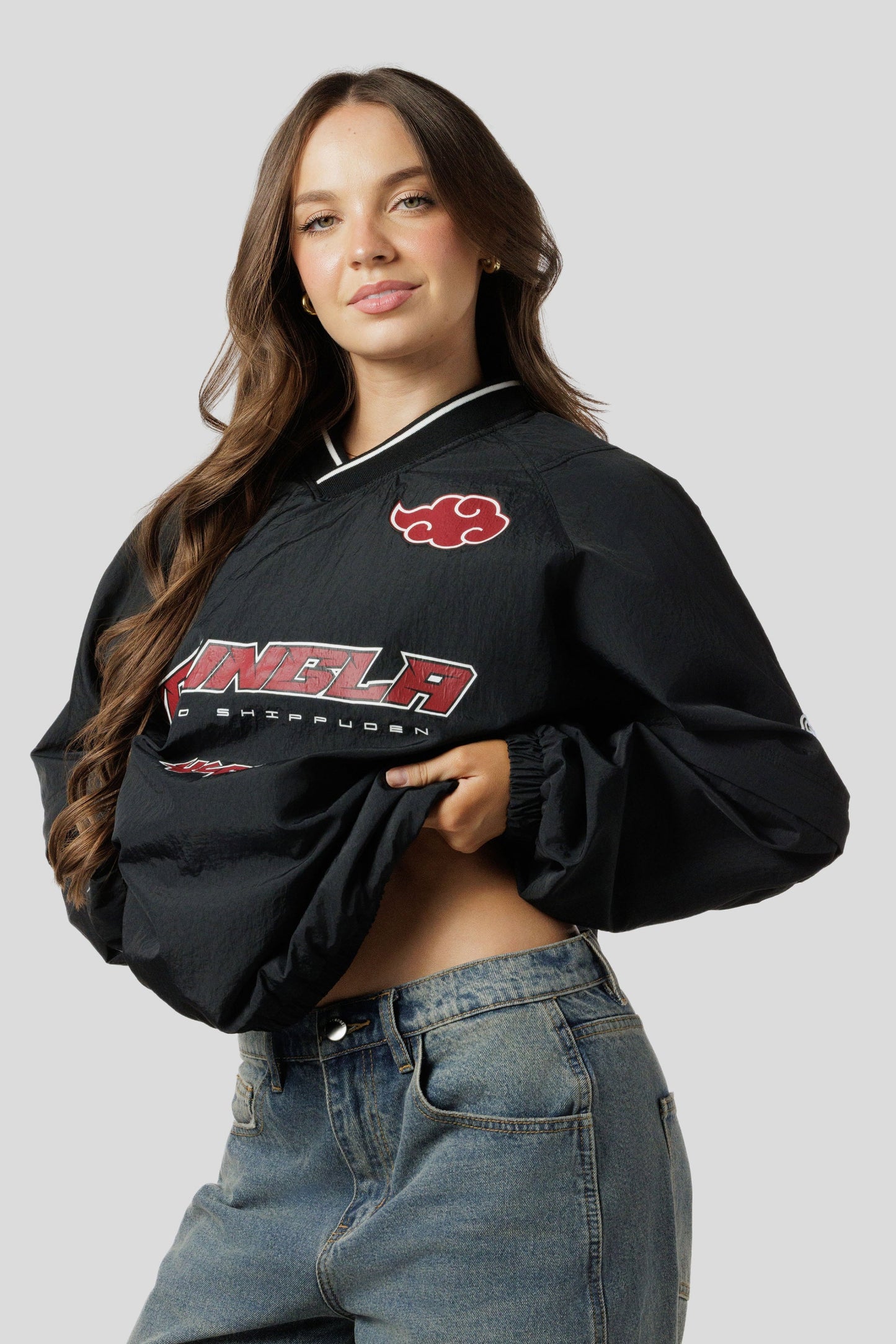 W5224 - Naruto Pullover Windbreaker