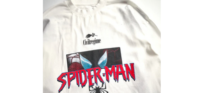 Spiderman Miles Morales Swinging Through Chaos Oversized Tee