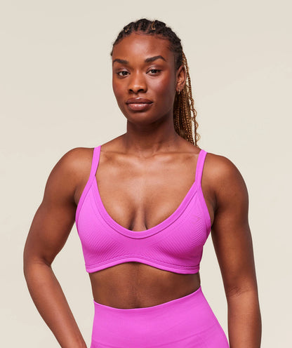 Energised Seamless Sports Bra (Vibrant Pink)